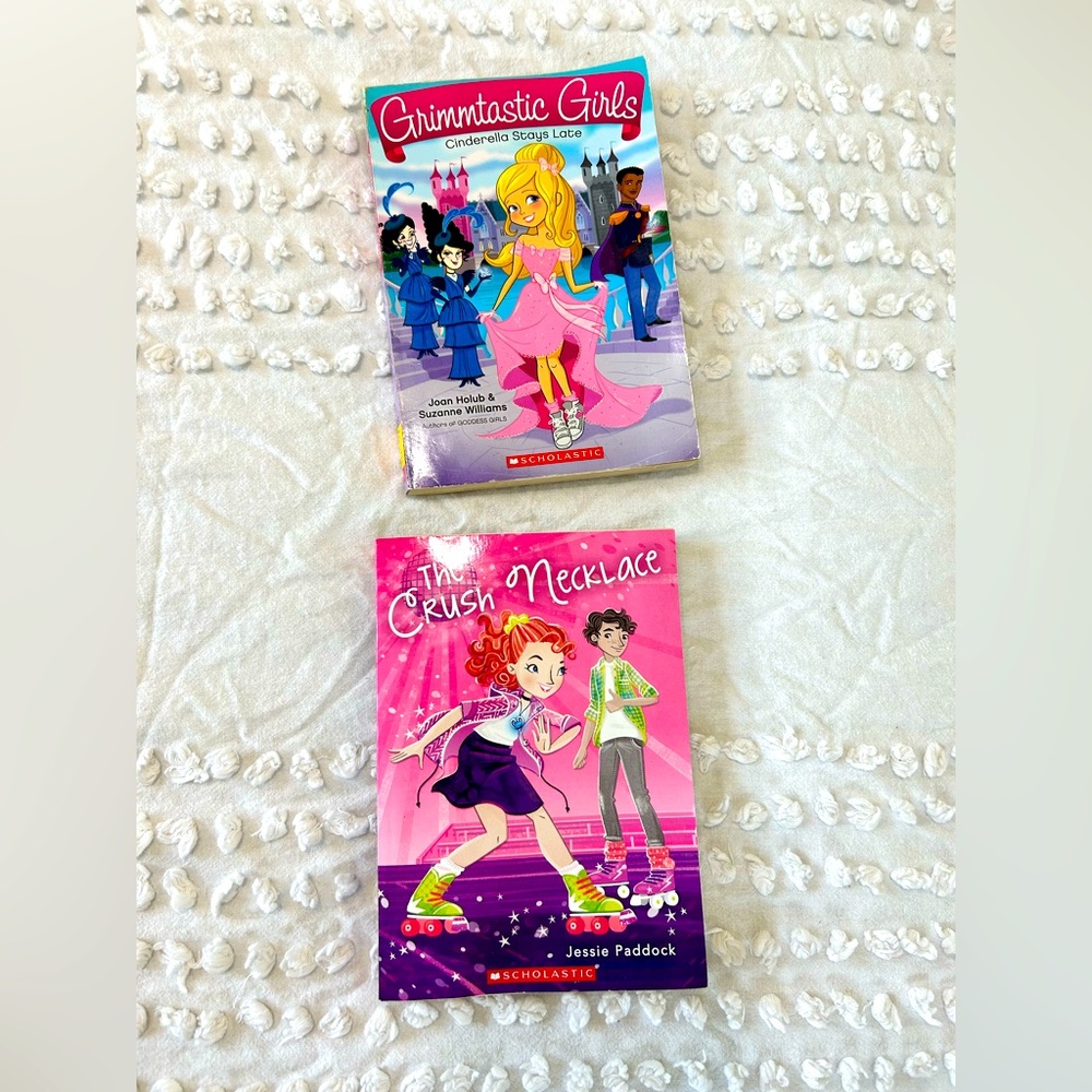 Two tween girl novels grimtastic girls and the crush necklace